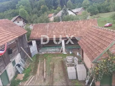 House 160 m², Brinje - large yard 42,800 m² - 2