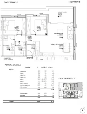 Apartment for sale in Cres, 101,4 m² - 9