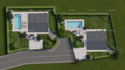 Na prodaju građevinsko zemljište s projektom i bazenom – 646 m²