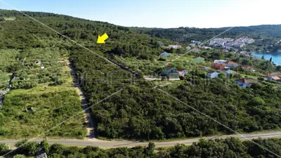 Building land 997 m², Nečujam, sea and Split view - 5
