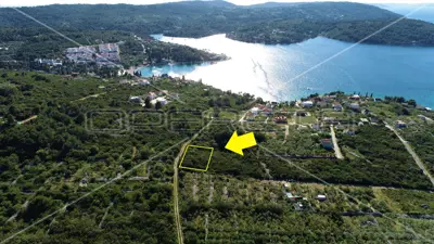 Building land 997 m², Nečujam, sea and Split view - 4