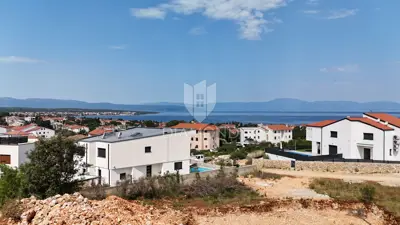 Baugrundstück 852 m², Malinska - Okolica, Meerblick - 3