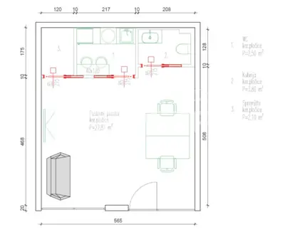 Lease, commercial space, Zagreb, Malešnica, Marina Tartaglie, 39 m² - storefront - 11