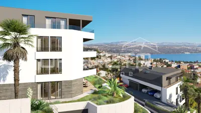 Modern apartment with covered terrace in a new building - Opatija - 2