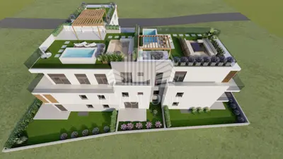 Penthouse 217 m², Vodice - uz more i plažu