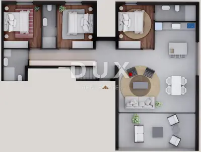 Penthouse 157,69 m², Privlaka - Meerblick und Dachterrasse - 21