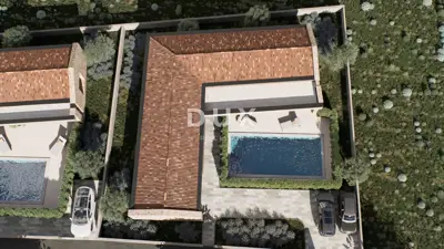 House 160 m², Labin - single-storey house with pool and summer kitchen