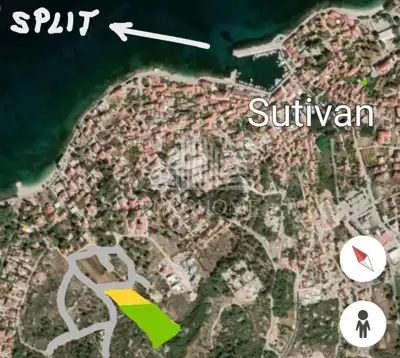 SUTIVAN, GRAĐEVINSKO zemljište, 4684 m² - 2
