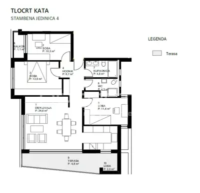 Apartment for sale in Centar, 96,4 m² - 13