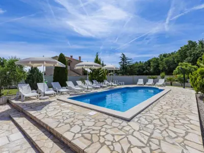 Haus 315 m², Labin - Pool und Konoba - 2