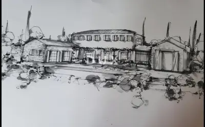 ISTRA, VIŠNJAN - Građevinsko zemljište s idejnim projektom za meditera - 5