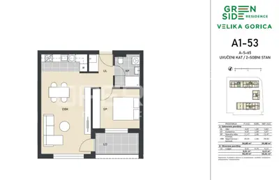 PRODAJA, VELIKA GORICA – NOVOGRADNJA | 2-SOBNI STAN 55,01m² S LOGGIJOM - 9