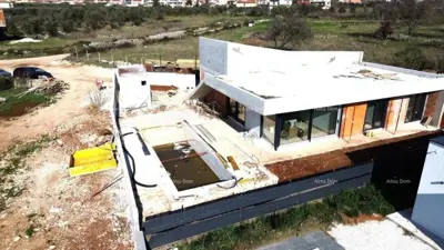 Vila 128 m², Vodnjan - krovna terasa i pogled na more
