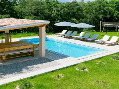 Vila 215 m², Labin - bazen i vrt - 7