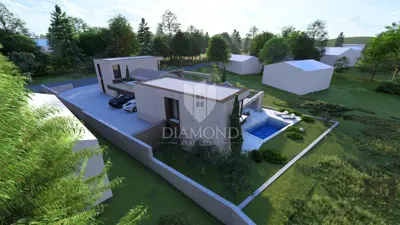 House 140 m², Karigador - 2 km from the beach and pool - 12