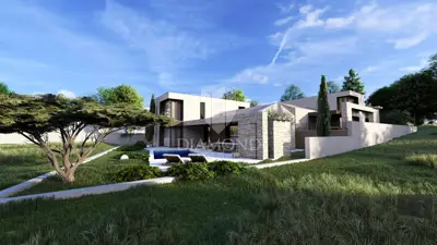 House 140 m², Karigador - 2 km from the beach and pool - 13