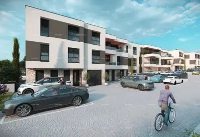 Wohnung 46 m², Kaštanjer - 1. Etage, Loggia und Balkon