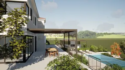 Villa 170 m², Vižinada - atemberaubender Panoramablick auf die Natur - 10