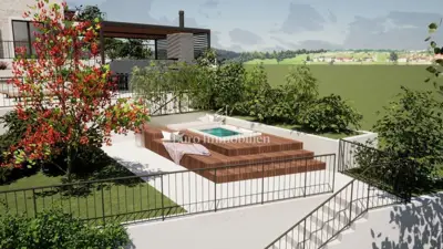 Villa 170 m², Vižinada - atemberaubender Panoramablick auf die Natur - 5