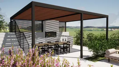 Villa 170 m², Vižinada - atemberaubender Panoramablick auf die Natur - 7