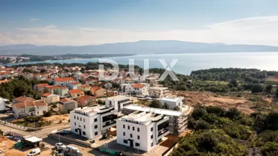 GRAD KRK, CENTAR - Dvoetažni penthouse s bazenom i panoramskim pogledo - 4