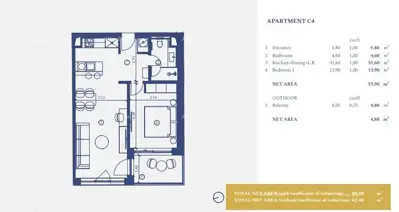 Apartment 62 m², Crveni Vrh bei Umag, luxuriöses Resort - 19