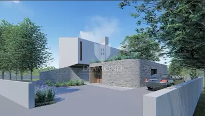 Poreč, Umgebung, hervorragendes Baugrundstück mit Projekt - 2
