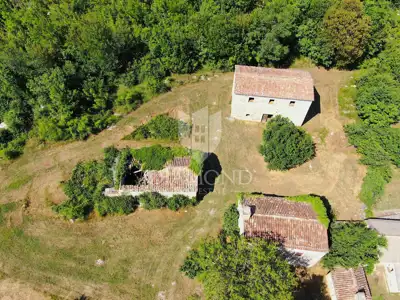 Imanje 2.776 m², Kršan - pogled na Učku i privatnost - 20