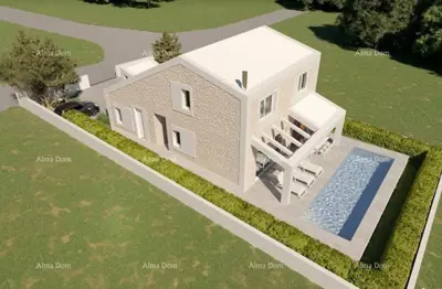 Prodaja zemljišta 511 m² s građevinskom dozvolom i plaćenim doprinosima, Medulin! - 2