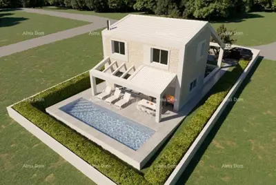 Prodaja zemljišta 511 m² s građevinskom dozvolom i plaćenim doprinosima, Medulin!
