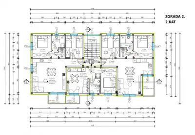 2-room apartments with two parking spaces, Novi Bokanjac - Zadar - 6