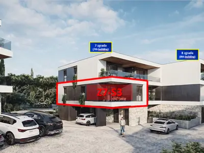 Apartment 59 m², Veli vrh, Pula - new build with loggia