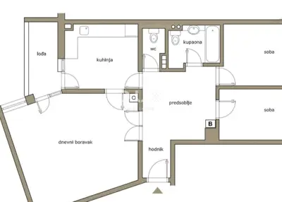 Zagreb, Malešnica, trosoban stan za najam, 84 m² - 9