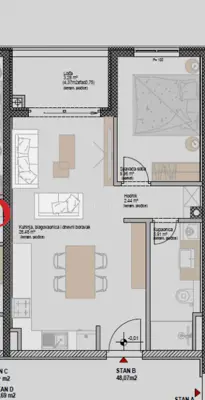 Stan 48 m², Poreč - novogradnja s lođom i liftom - 7