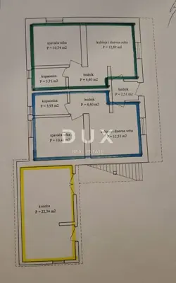 Haus 332 m², Petrići - 3 Wohneinheiten - 23