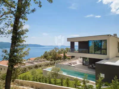 Rabac, Labin, prekrasna nova Villa sa pogledom na more