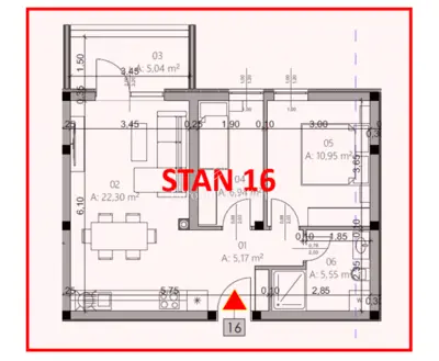 Stan, Pula Centar, 2 spavaće sobe i balkon - 15