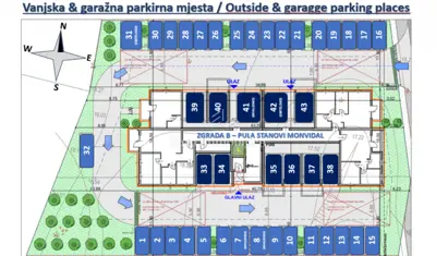 Stan, Pula Centar, 2 spavaće sobe i balkon - 16
