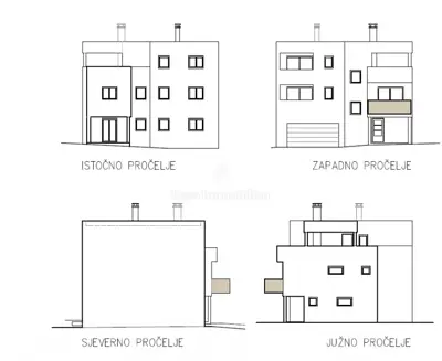 Pula - apartment with a balcony on the 2nd floor of a new building