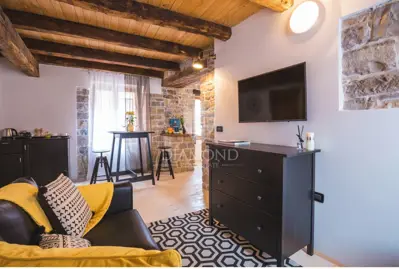 Haus, Oprtalj, Gewerberaum und 3 Apartments - 4
