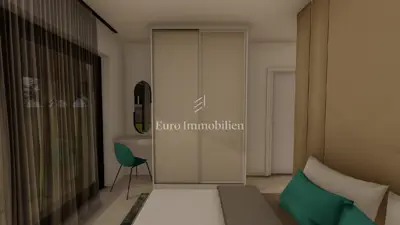 Apartment 47,8 m², Vir - 2 Schlafzimmer, Balkon und Garten - 11