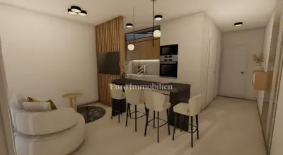 Apartment 47,8 m², Vir - 2 Schlafzimmer, Balkon und Garten - 2
