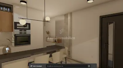 Apartment 47,8 m², Vir - 2 Schlafzimmer, Balkon und Garten - 3