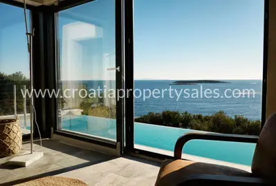 Vila, Otok Vis - pogled na arhipelag i more