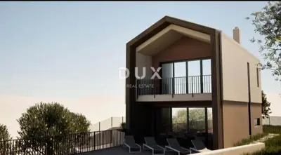 Buzet, Hum, plot, 848 m², building permit, project - 3