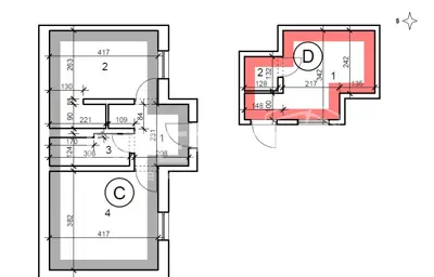 Donji grad, Zagreb, 2 Wohnungen im Hof, Ruhe und separate Eingänge - 23