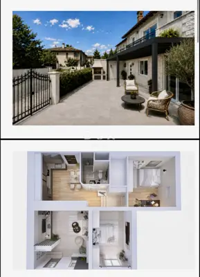 Wohnung 85 m², Jušići - Erdgeschoss, Terrasse 40 m² und Grill - 2