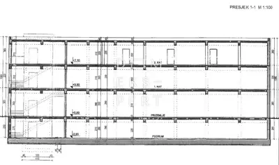 Sesvete, Sesvete, center, building land with a project for business premises - 21