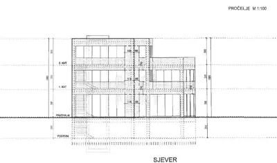 Sesvete, Sesvete, center, building land with a project for business premises - 19