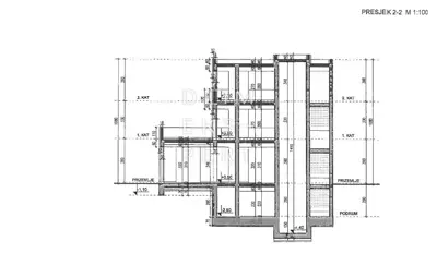 Sesvete, Sesvete, center, building land with a project for business premises - 22